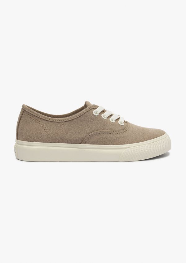 Tênis Masculino Casual Lona - Bege 042
