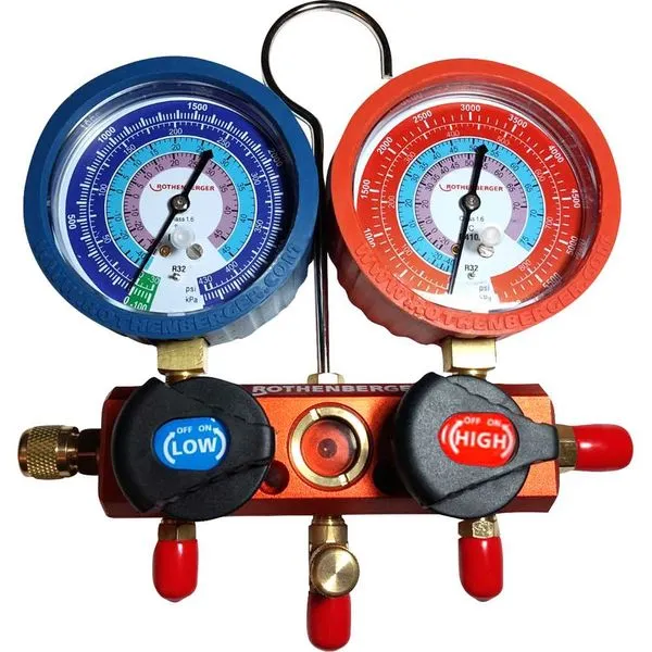 MANIFOLD P/AR CONDICIONADO R32/R410A ALUMINIO ROTHENBERGER