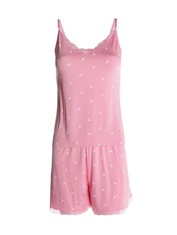Short Doll Com Renda Feminino ROSA CLARO GG