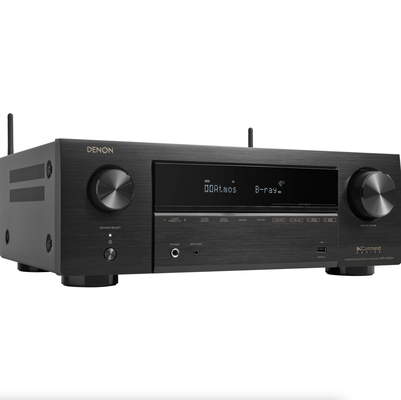 Receiver Denon AVR-X1800H 8K 7.2 canais ( 120v )