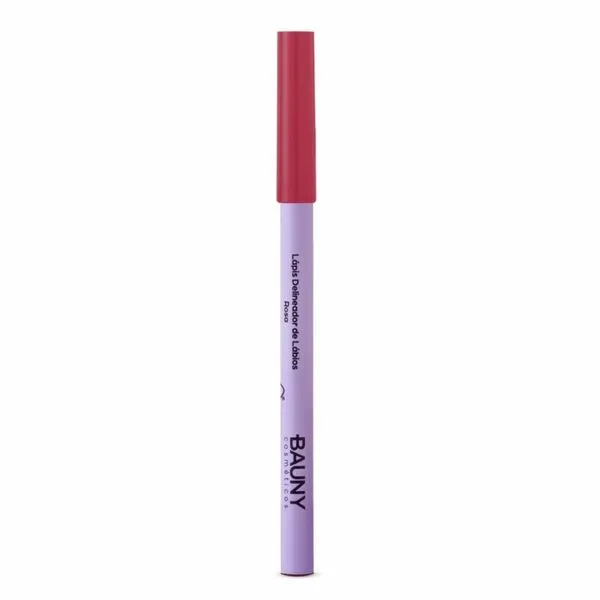 Lápis Delineador de Labial Bauny Cor Rosa 1,1g