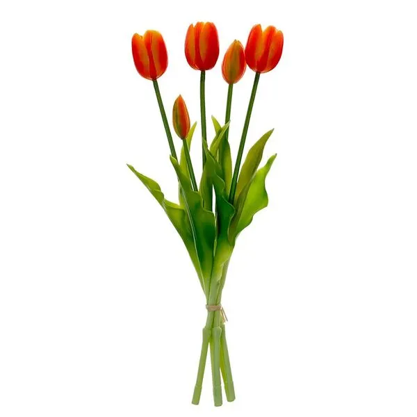 Arranjo floral Noritex com vaso 5x18x33.50cm 456-55384 Laranja