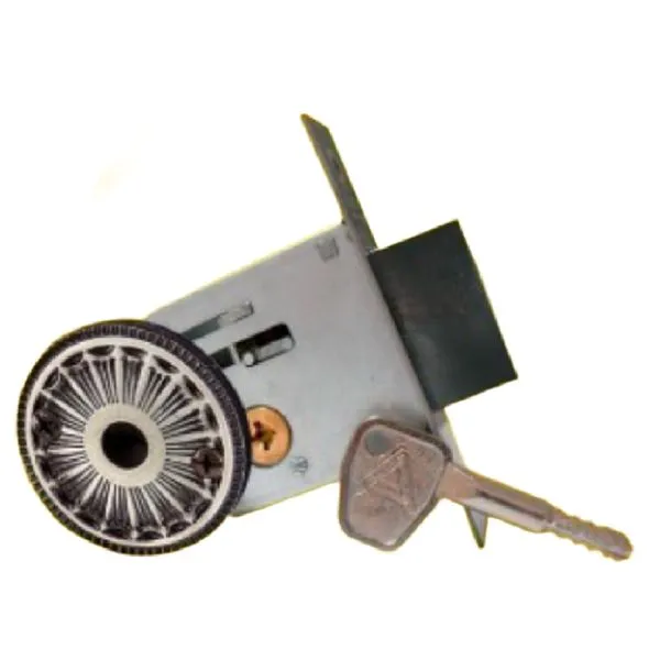 Trava de Segurança Simples Zamac Latão Oxidado em Blister F2000 - 025496 - ALIANÇA