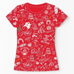 Baby Look Gibi Q'Boi Garantido Vermelho G (MP)