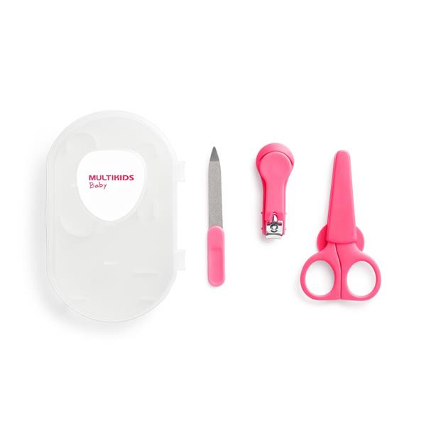 Kit Cuidados no Estojo Higiênico Perfect Baby Rosa - BB1087