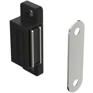 Fecho Magnético com Batente 2 Furos Preto 4 Peças Embalagem Autosserviço 06930.0030.87 Soprano Fecho Magnético com Batente 2 Furos Preto 4 Peças 06930.0030.87 Soprano