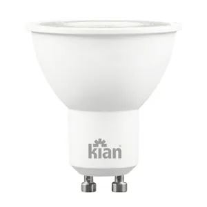 Lâmpada LED Dicroica MR16 GU10 4W Bivolt Kian Lâmpada de LED Dicroica MR16 4W GU10 250 Lúmens Luz Neutra