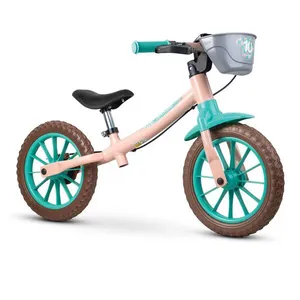 Bicicleta Infantil Equilíbrio Balance Nathor 12" Love