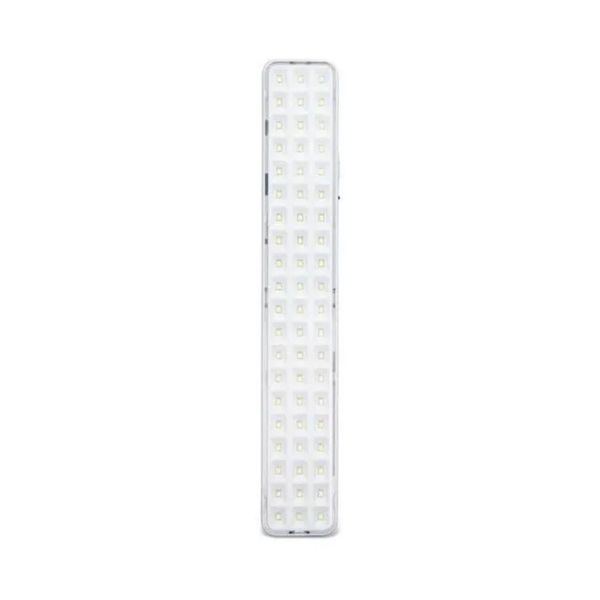 Luminária de Emergência LED Autônoma 200 4W Segurimax Luminária de Emergência Autônoma 60 Leds Slim 25922 Segurimax