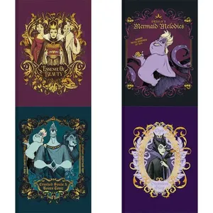 Caderno Colegial Vilões Disney 160 Folhas Sortido 10785 - Animativa