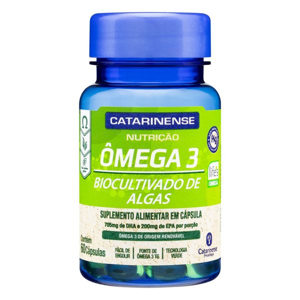 Ômega 3 Biocultivado De Algas 60 Cápsulas