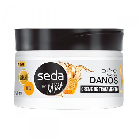 Máscara Capilar Seda By Rayza Pós Danos Tratamento Concentrado 300g