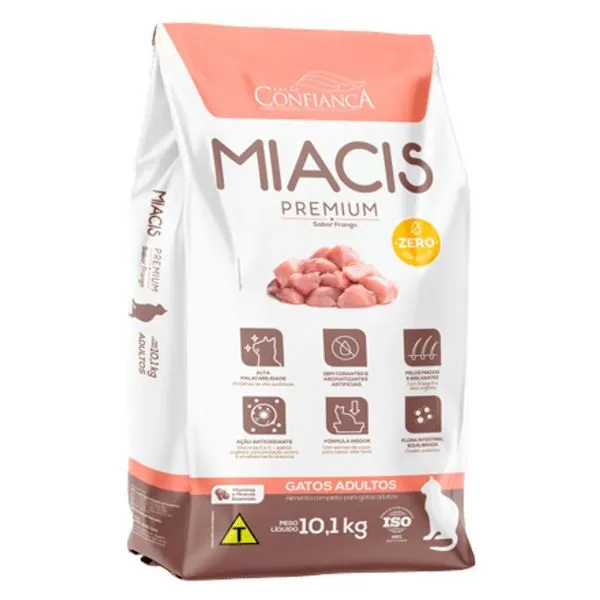 Ração Para Gatos Adultos Miacis 10,1kg (MP)