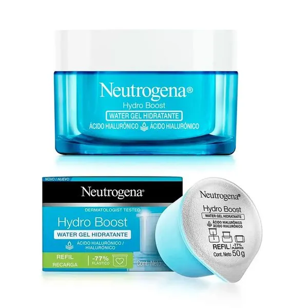Kit Hidratante Facial Neutrogena Hydro Boost Water Gel 50G + Refil 50G