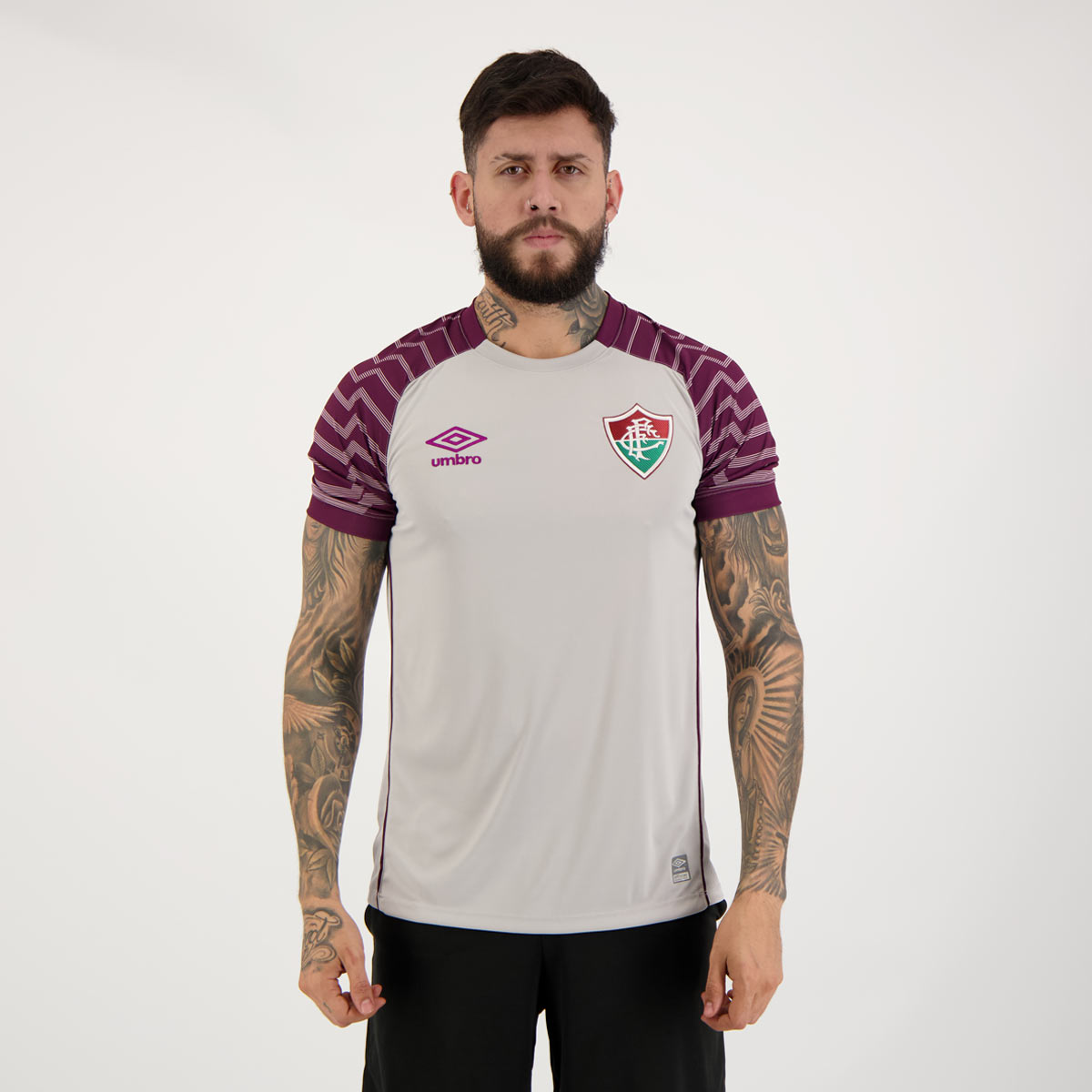 Camisa Umbro Fluminense Goleiro 2021 Cinza