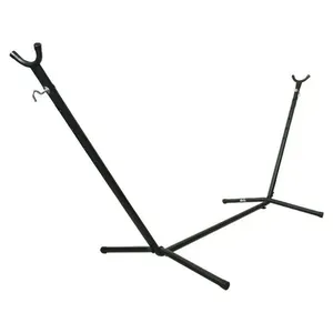 Suporte para Rede com Estrutura de Aço Ajustável 6 Posições Até 150kg Pés Emborrachados Preto Nautika Suporte para Rede de Aço Ajustável 6 Posições Até 150kg Preto Nautika