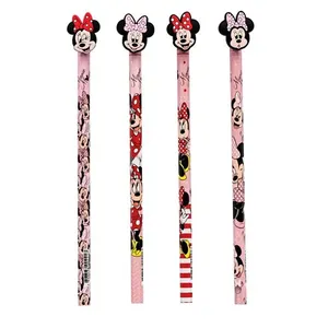 Lápis Grafite Hb Com Ponteira Minnie Mouse Avulso