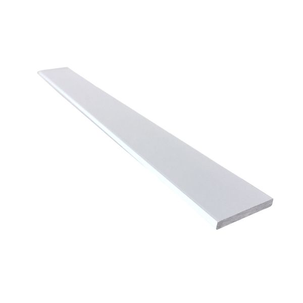 Perfil Chato 1m Alumínio Branco Decal Perfil Chato 50,8x3,18mm 1m Alumínio Branco