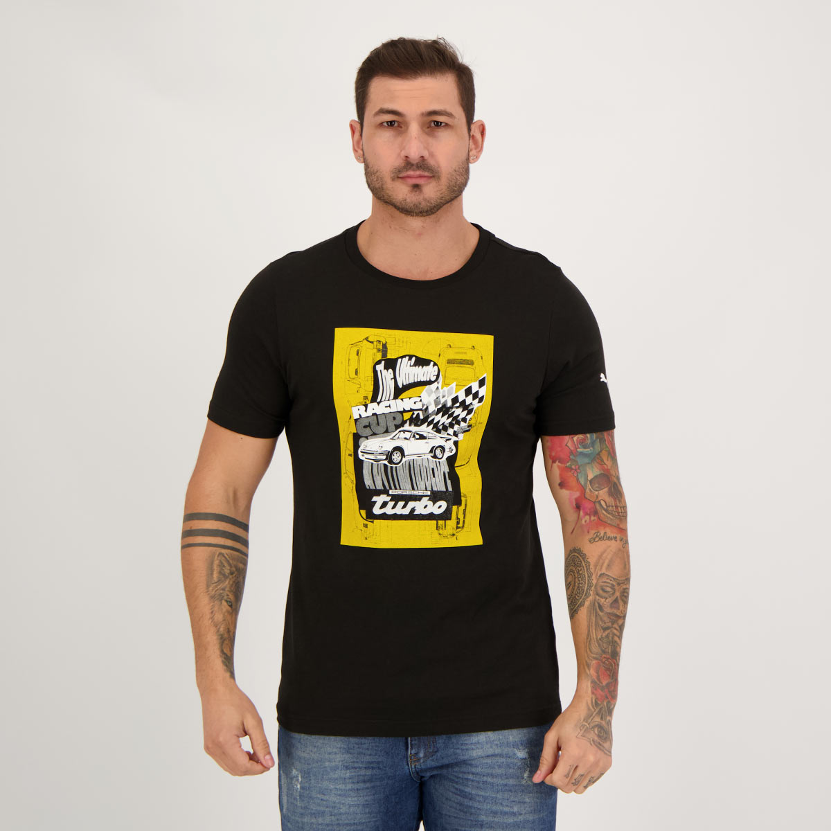 Camiseta Puma Porsche Legacy Graphic Preta