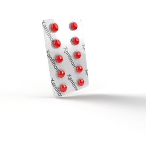 Xantinon 100mg + 20mg 10 Comprimidos Revestidos