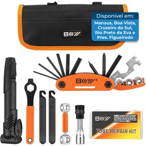 Bolsa de Reparo para Bicicleta Portátil XCH Robots Preta A-MBI