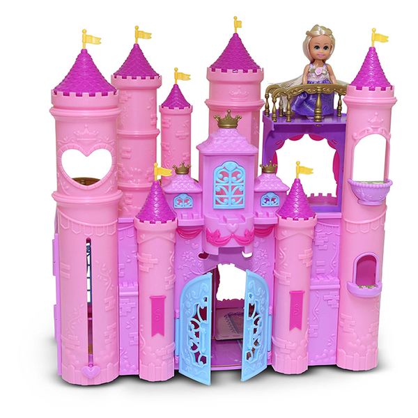 Playset e Mini Figura - Sparkle Girlz - Castelo Reino Brilhante - DTC