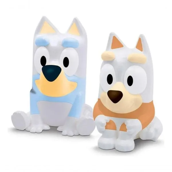 Boneco e Kit Infantil Arts Kit Bluey e Bingo para Pintar com 2 Personagens Tintas Laváveis e Pincel Elka Boneco e Kit Infantil Arts Kit Bluey e Bingo para Pintar com Personagens Tintas Laváveis Elka