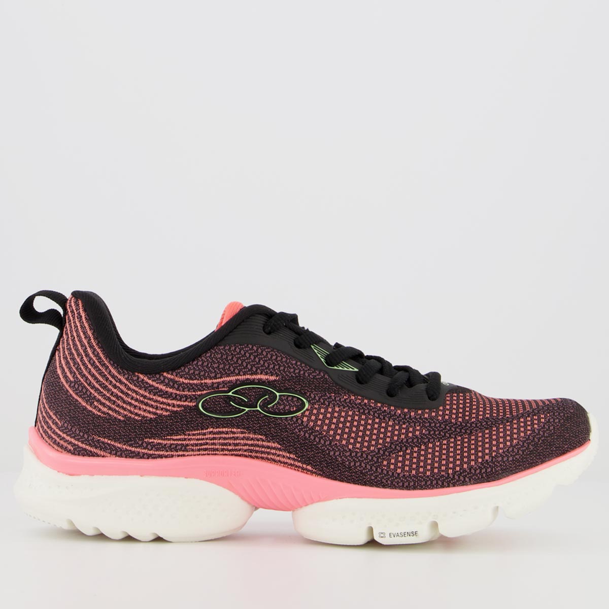 Tênis Olympikus Celeste Feminino Preto e Rosa