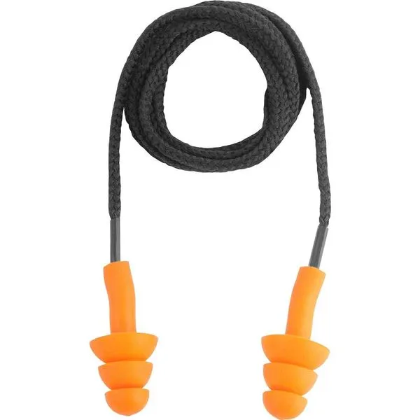 Protetor Auditivo Plug de Silicone com Cordão em Algodão 18 dB - VONDER