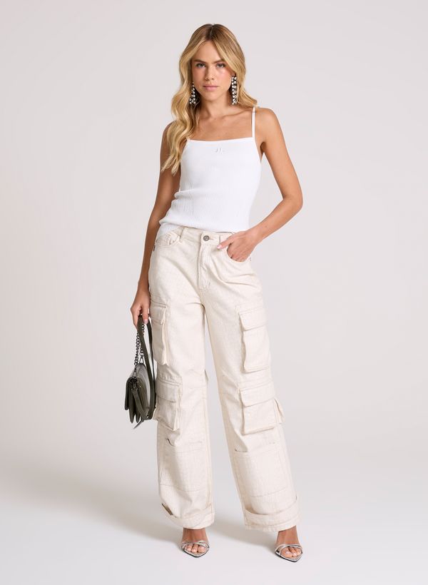 Calça Oversized Casablanca John John Feminina 38