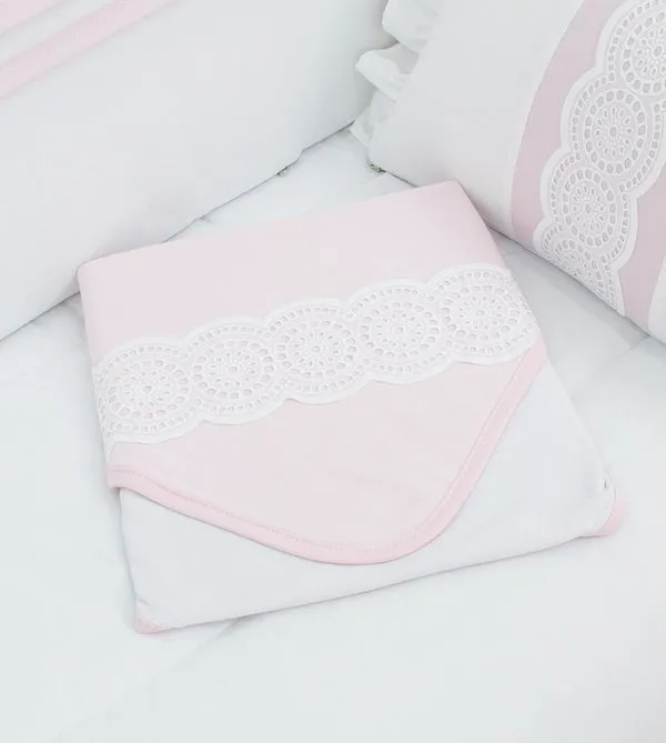 Manta Suedine Delicatto 72 x 80cm Rosa