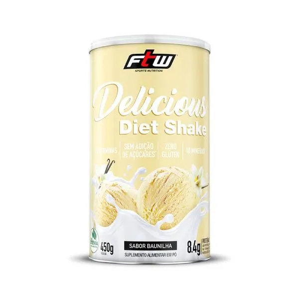 Delicious Diet Shake Baunilha FTW 450g