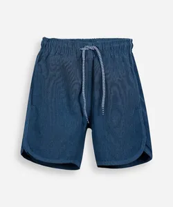 bermuda boardshort infantil lisa azul 12
