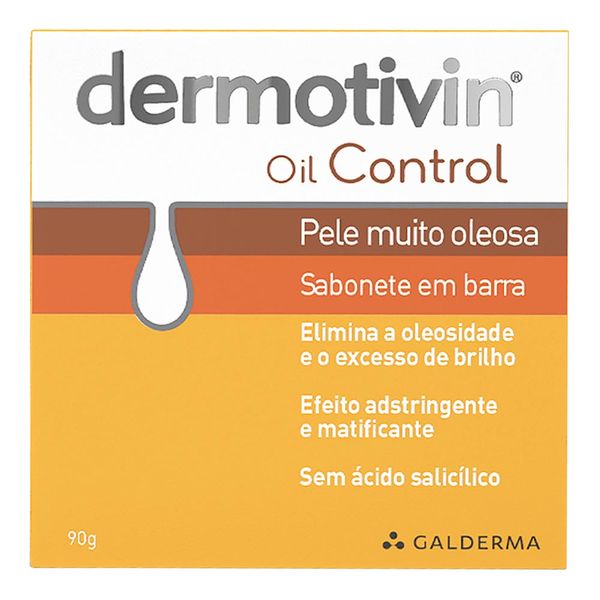 Sabonete em Barra Facial Dermotivin Control Pele Muito Oleosa  90g