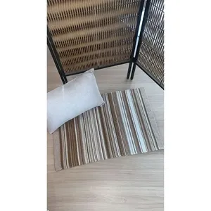 Tapete Trilho Guarapari Ma3 Marrom Claro 47x70cm Ref.TRGUA047070MA3 Bordartes
