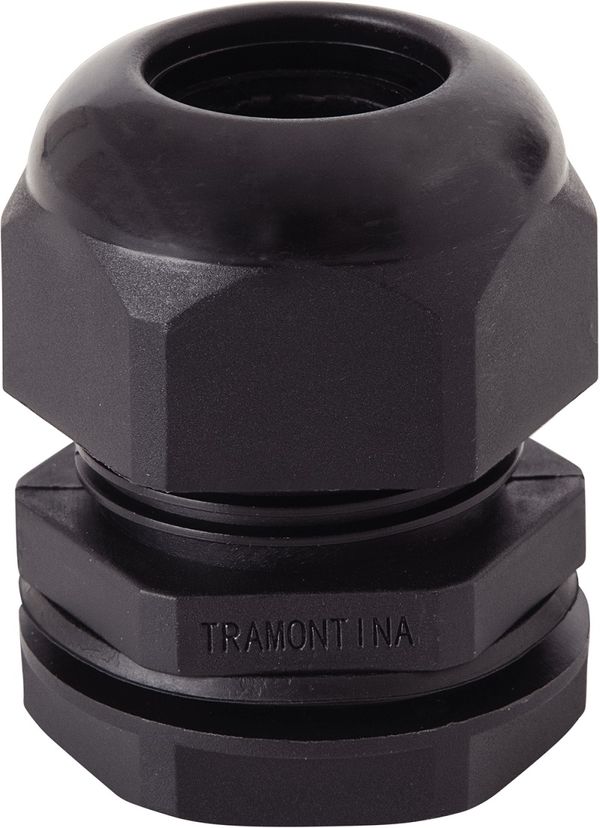 Conector Prensa Cabos 1/2 Pol Com Bucha Preto Tramontina
