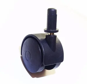 Rodízio 30Mm com Bucha Preto com 1 Peça - Indart