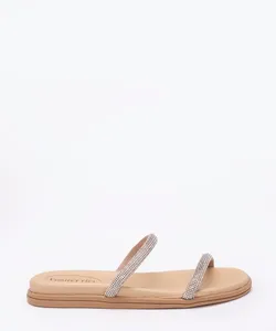 rasteirinha tiras tranças brilhos beira rio creme 34