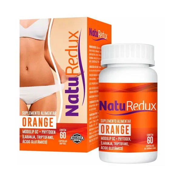 Suplemento Alimentar Naturedux Orange 60 Cápsulas