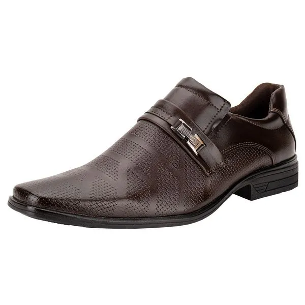 Sapato Masculino Social Bkarellus - TR081 CAFÉ 01 38