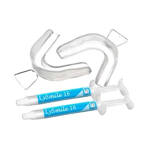 Kit 2 Clareador Dental Caseiro Moldeira Lysmile 16% Lysanda
