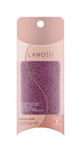 Esponja Esfoliante Facial Lanossi Roxa 1 Unidade ESPONJA ESFOLIANTE F