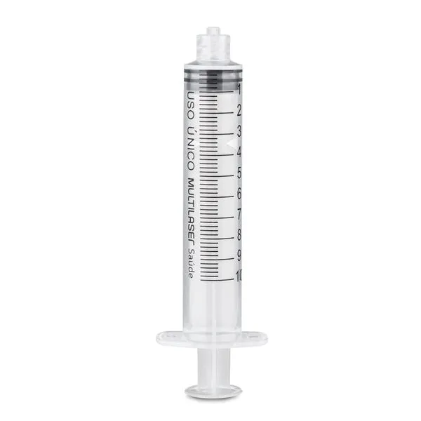 Seringa Luer Lock Multilaser 10ml Sem Agulha Hc453 - 1 Unidade