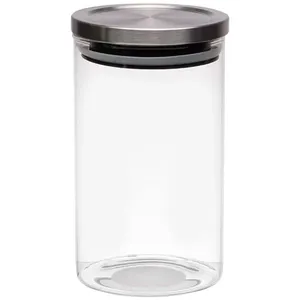 Pote Hermético Mimo Style 1L Com Tampa Inox Transparente 6670