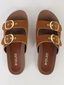 Chinelo Birken Quiz Feminino CARAMELO 36