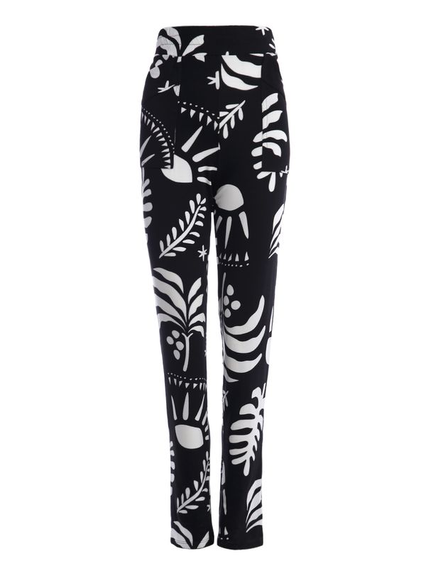 Calça Estampada Feminina PRETO P