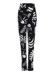 Calça Estampada Feminina PRETO G