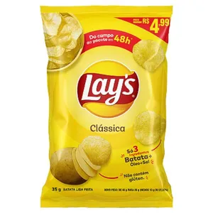 Batata Frita Lay’s Lisa Sabor Clássica 35g