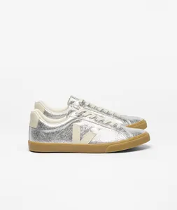 Esplar Suede Silver Pierre Natural