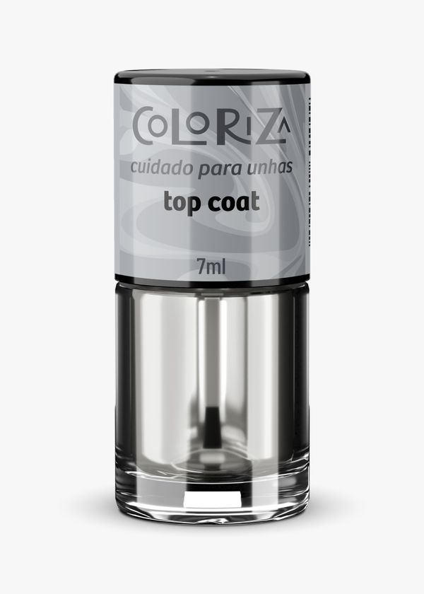 Esmalte Coloriza Gel Top Coat Fixador 7ml